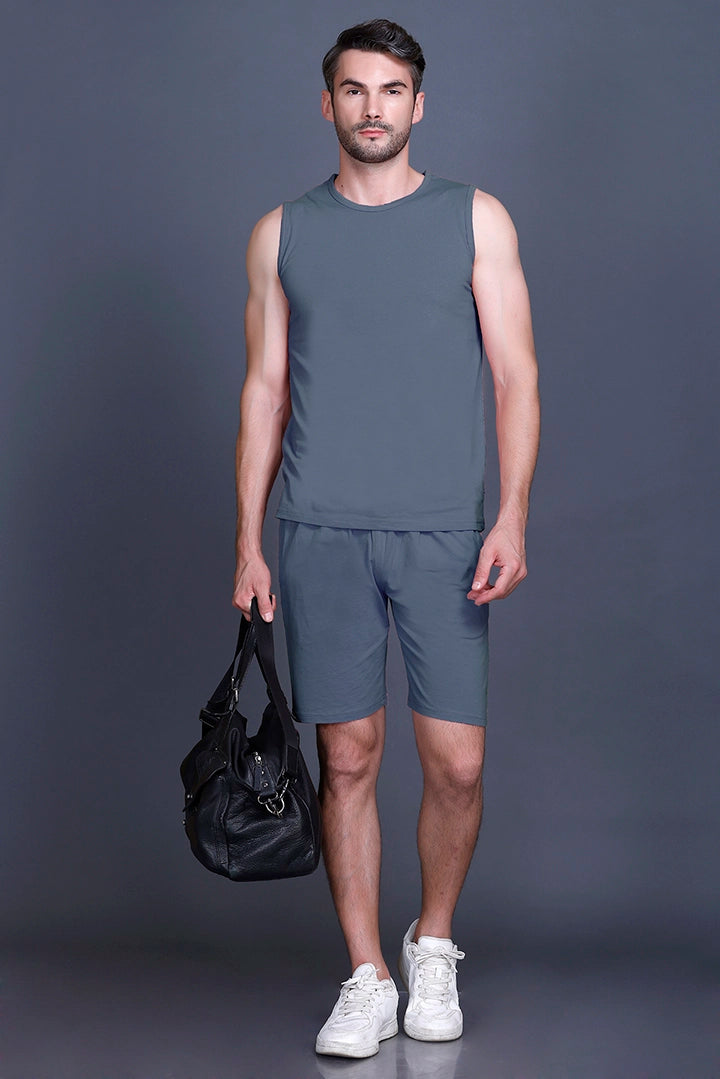 Powder blue Shorts For Men