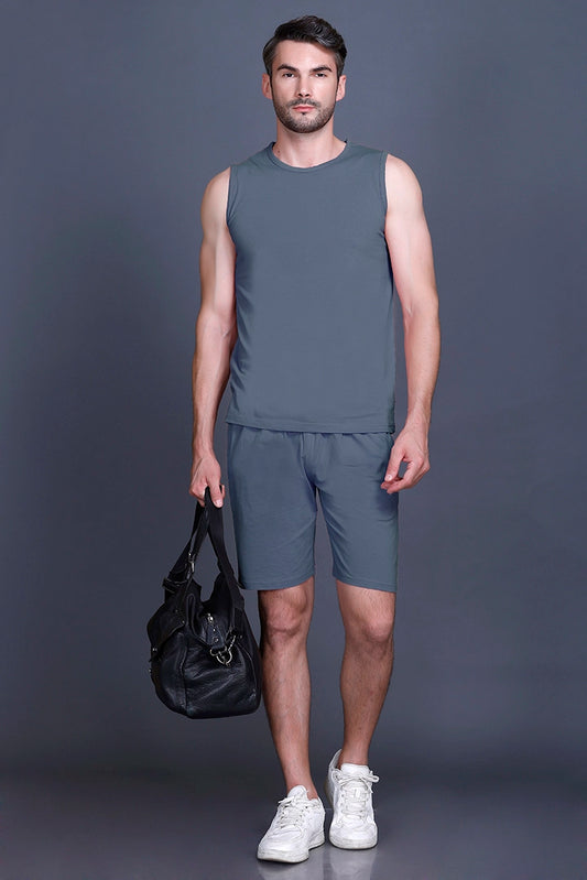 Powder blue Shorts For Men
