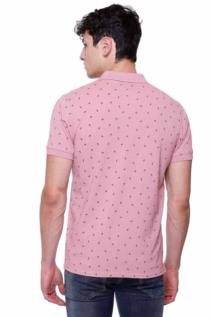 Onion Printed Polo Neck Cotton T-Shirt