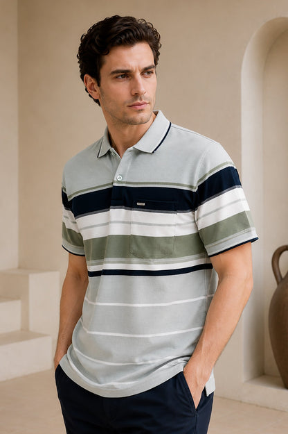 Pista Half Sleeve Polo T-Shirt for Men