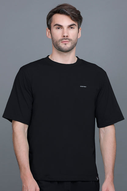 Black Oversized T-Shirt for Men