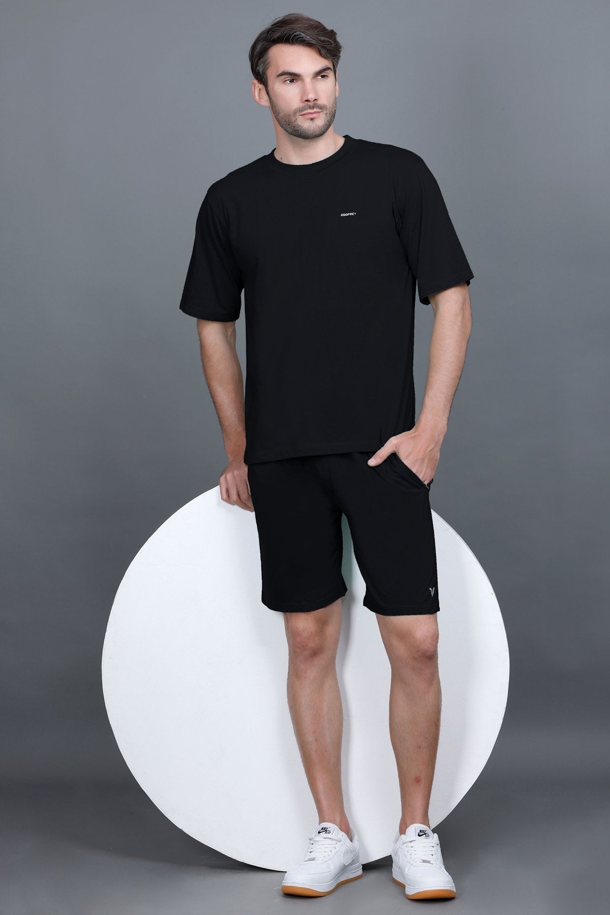 Black Oversized T-Shirt for Men