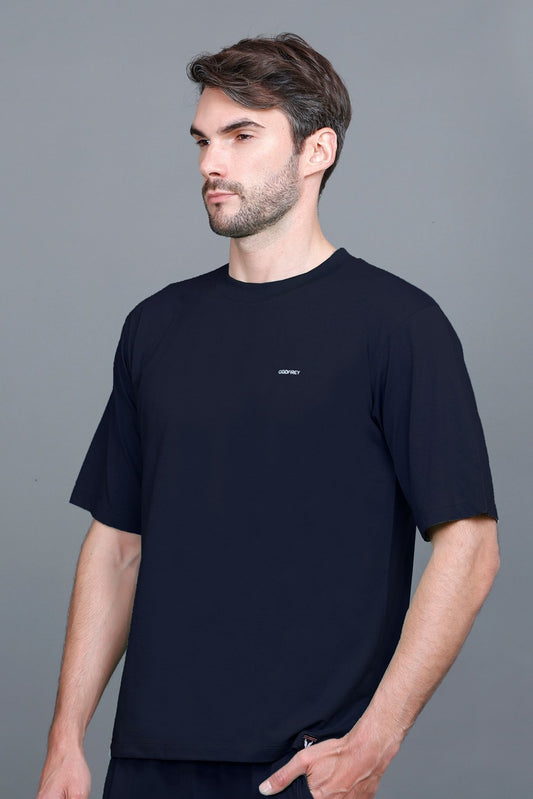 Navy Oversized T-Shirt for Men