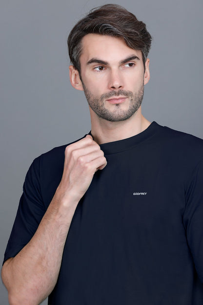 Navy Oversized T-Shirt for Men