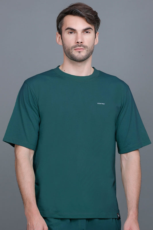 Turquoise Oversized T-Shirt for Men