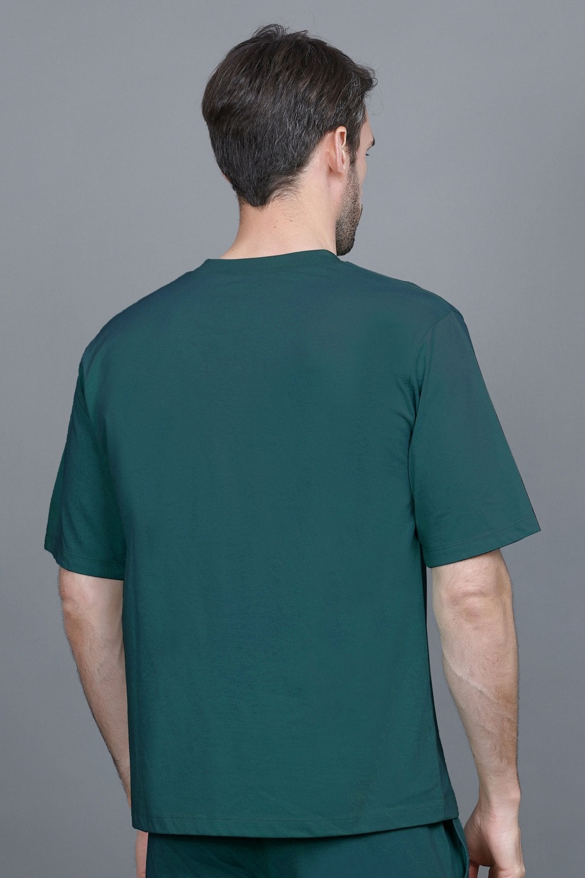 Turquoise Oversized T-Shirt for Men