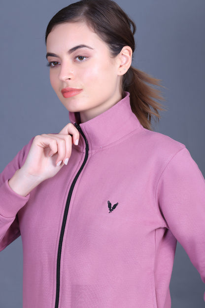 Rose Cotton Fleece Winter Track suit for Women