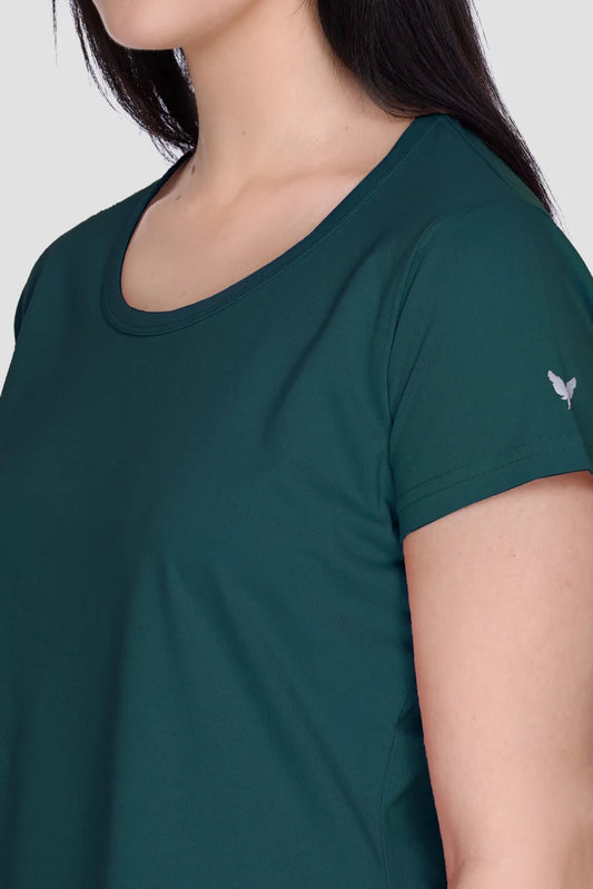 Turquoise Plain Co-Ord Set For Women