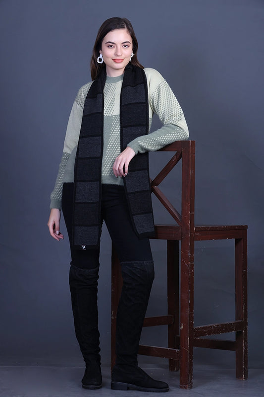 Pista Full Sleeve Woolen Round Neck Sweater For Women