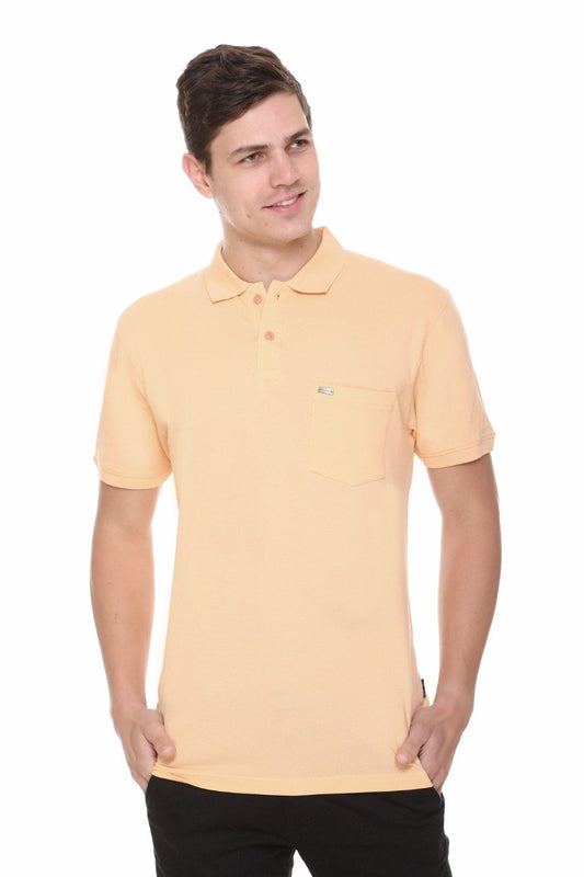 Skin Solid Pocket Polo T-Shirt