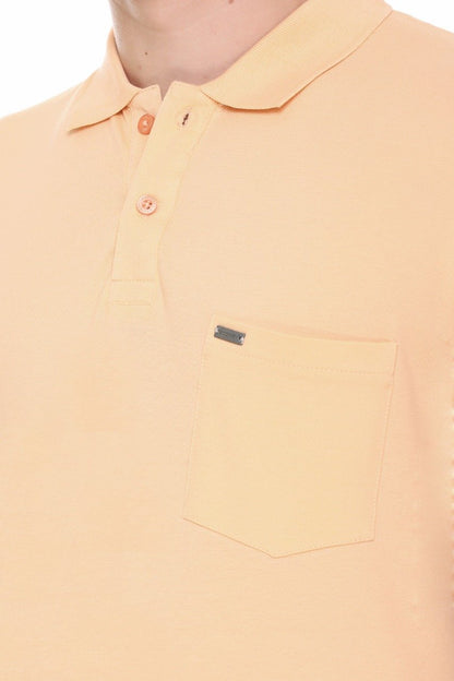 Skin Solid Pocket Polo T-Shirt