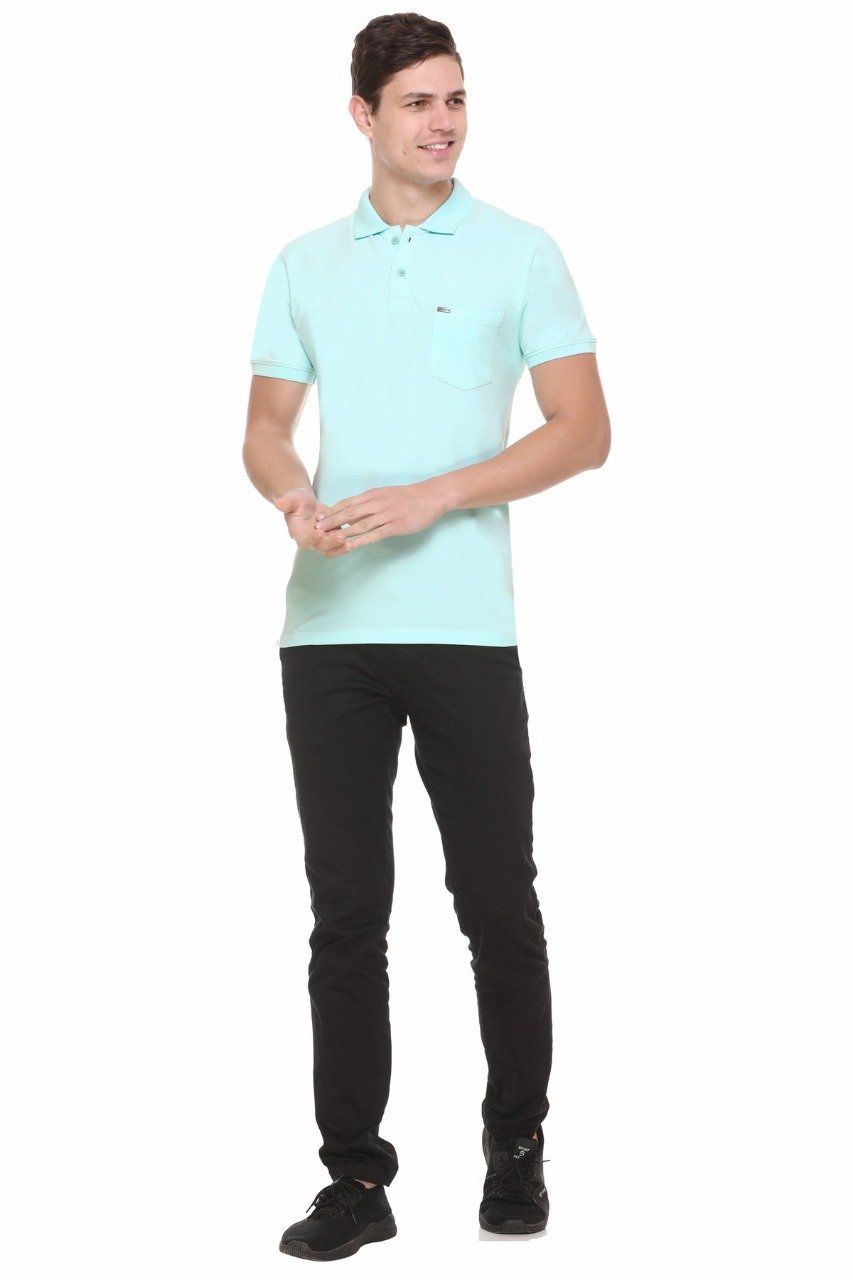 Premium Cotton Classic Polo T-Shirt With Pocket