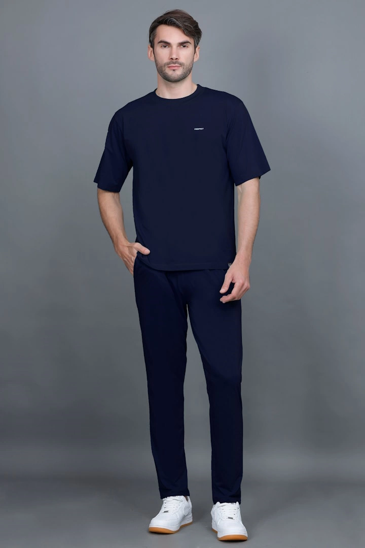 Navy Oversized Coord Sets men