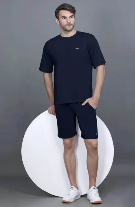Navy Oversized Coord Sets Men