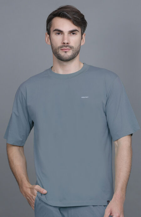 Powder Blue Oversized T-Shirt for Men